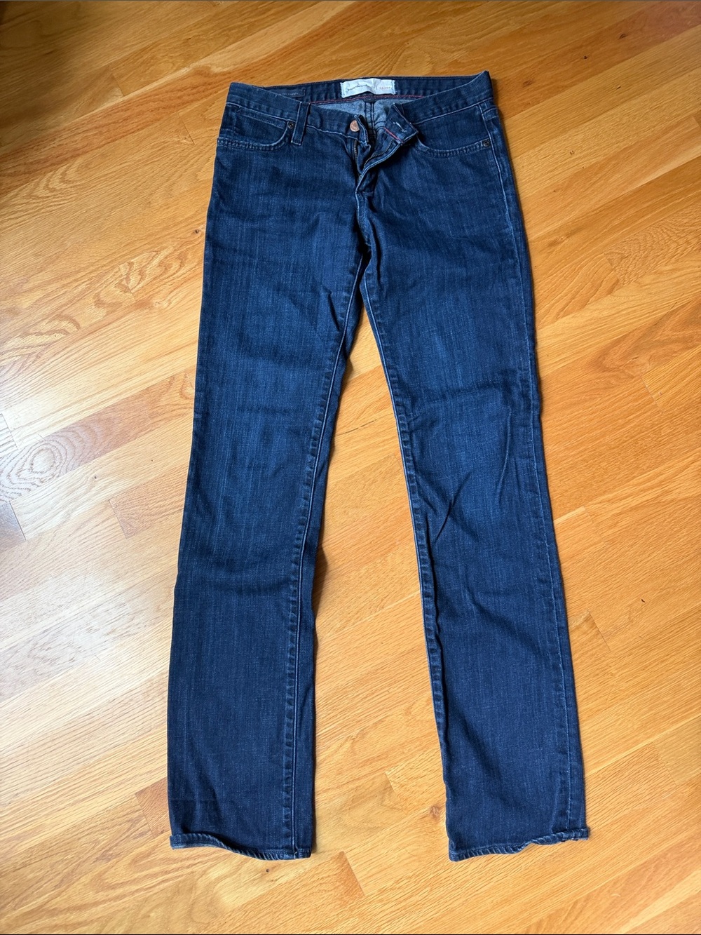 Paper Denim & Cloth Dark Blue Straight Leg Jeans